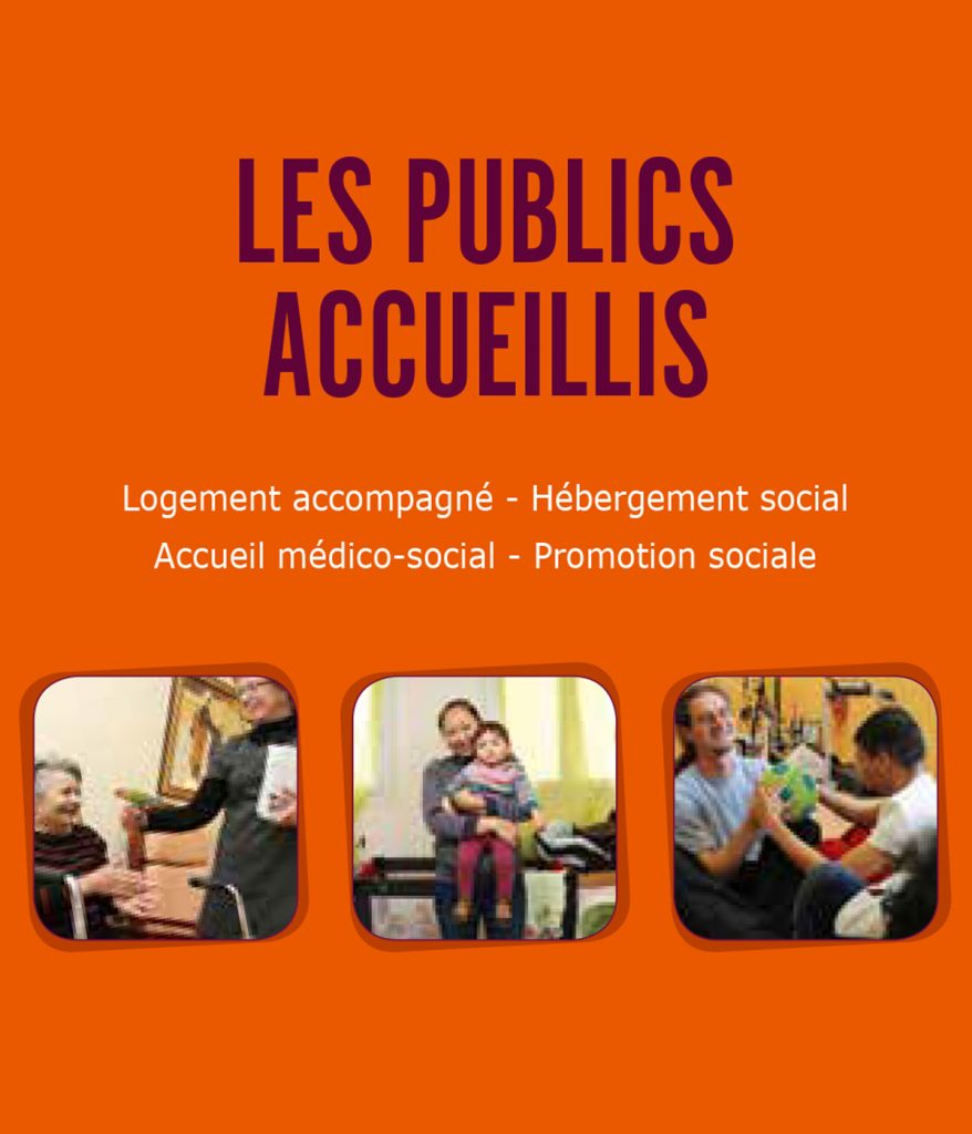 Nuancier des dispositifs d'accueil créé pour Coallia par Caramel & Paprika - Détail extrait de la couverture côté verso (photos © Coallia)