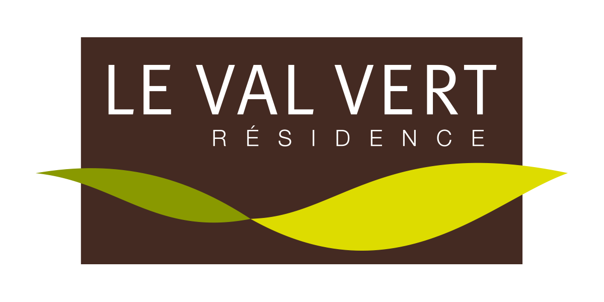 Identité visuelle du Val vert, programme immobilier neuf, créée pour Grenoble Habitat par Caramel & Paprika - Logo original