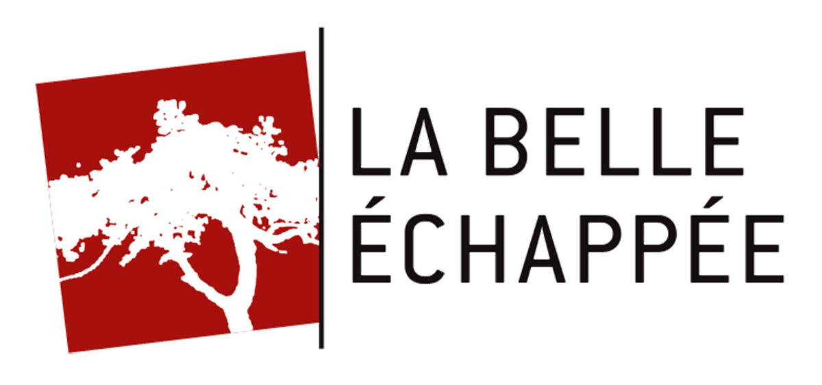 Nouveau logo créé pour La Belle Echappée par Caramel & Paprika - Version de base
