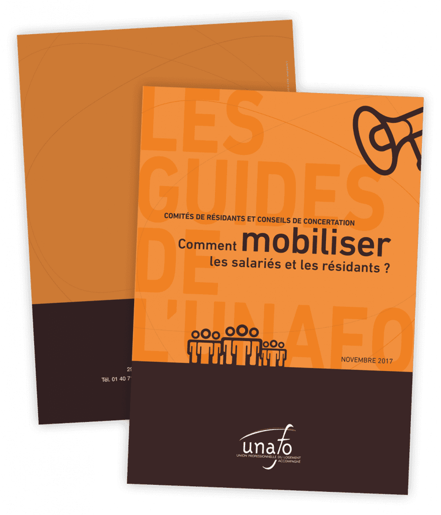 Guide pratique de la concertation créé pour l'Unafo par Caramel & Paprika - Deux doubles pages intérieures 2 à 5