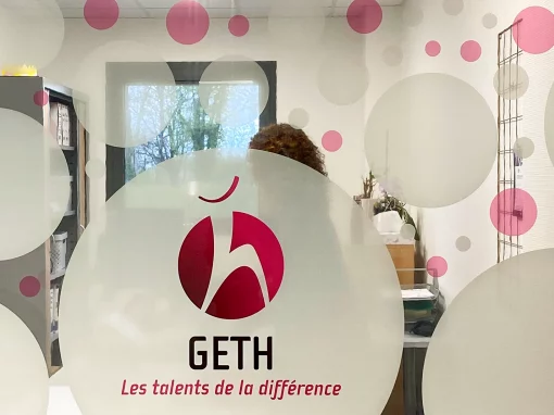 GETH – Vitrophanie nouveaux locaux